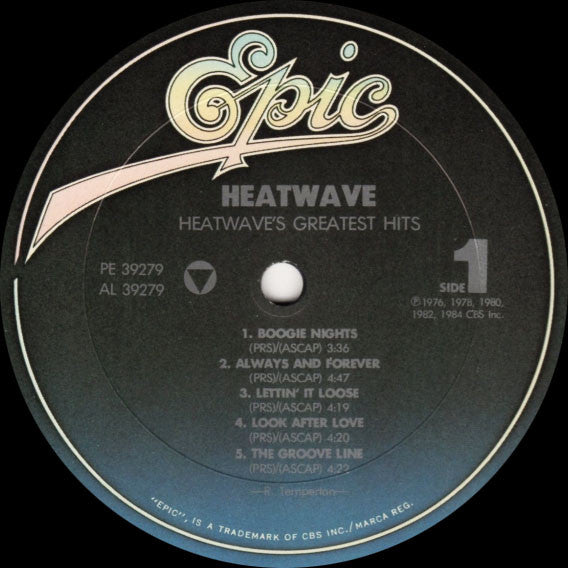 Heatwave : Heatwave's Greatest Hits (LP, Comp)