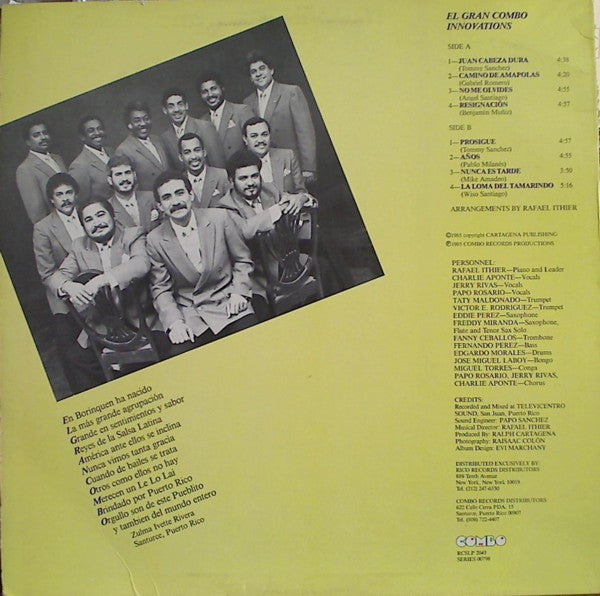 El Gran Combo : Innovations (LP, Album)