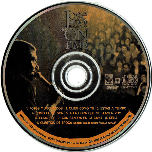 José Alberto 'El Canario' : On Time (CD, Album, RE)