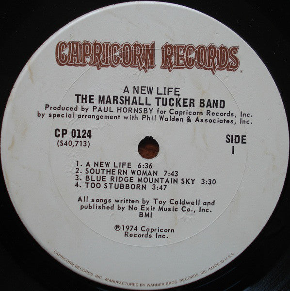 Buy The Marshall Tucker Band : A New Life (LP, Album, Pi) Online
