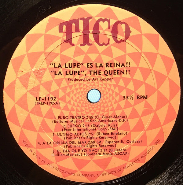 La Lupe : La Lupe Es La Reina / La Lupe The Queen (LP, Album, Mono)