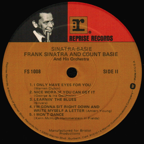 Frank Sinatra - Count Basie : Sinatra - Basie (LP, Album, RE, Spe)