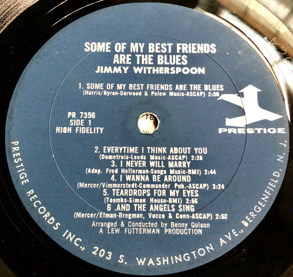 Jimmy Witherspoon : Some Of My Best Friends Are The Blues (LP, Mono)