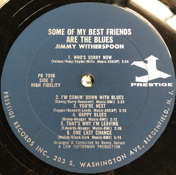 Jimmy Witherspoon : Some Of My Best Friends Are The Blues (LP, Mono)