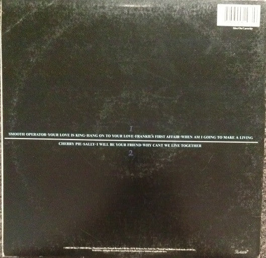 Sade : Diamond Life (LP, Album, RP, Car)