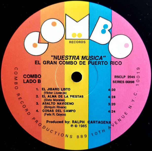El Gran Combo : Nuestra Musica (LP, Album)