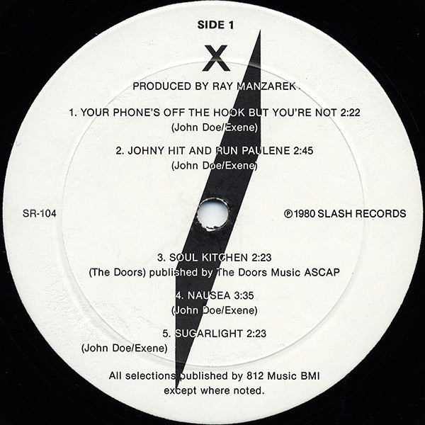 X (5) : Los Angeles (LP, Album)