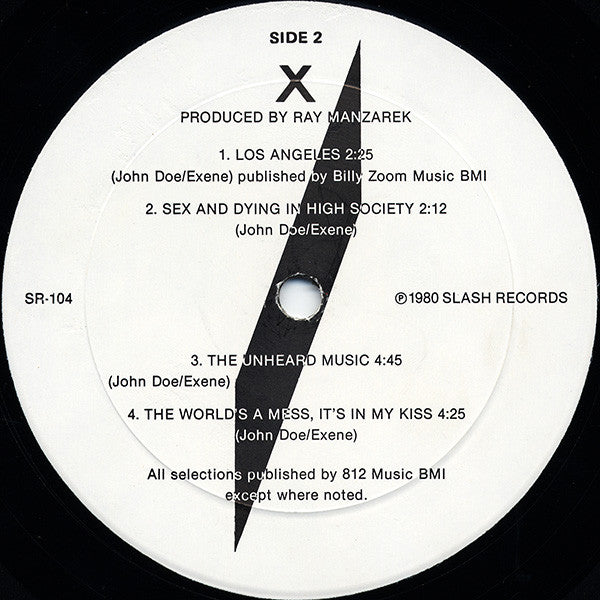 X (5) : Los Angeles (LP, Album)
