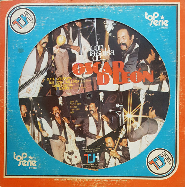 Oscar D' León : Con La Salsa De ...Oscar D' Leon (LP, Album, Pic)