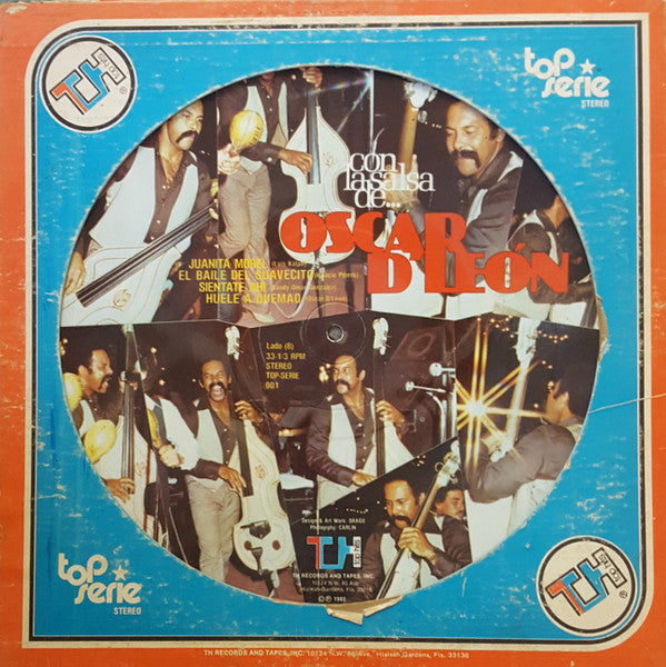 Oscar D' León : Con La Salsa De ...Oscar D' Leon (LP, Album, Pic)