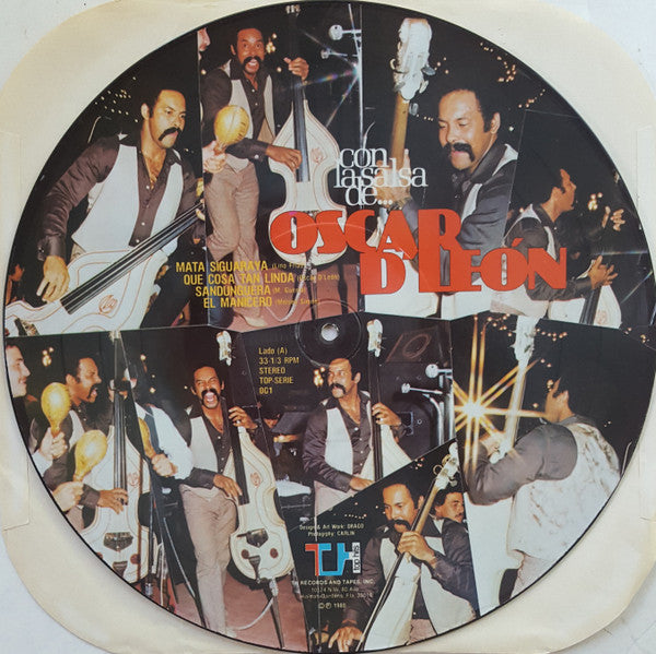 Oscar D' León : Con La Salsa De ...Oscar D' Leon (LP, Album, Pic)