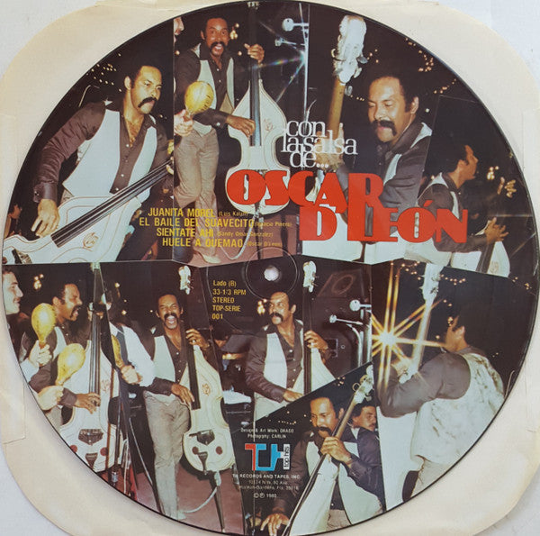 Oscar D' León : Con La Salsa De ...Oscar D' Leon (LP, Album, Pic)