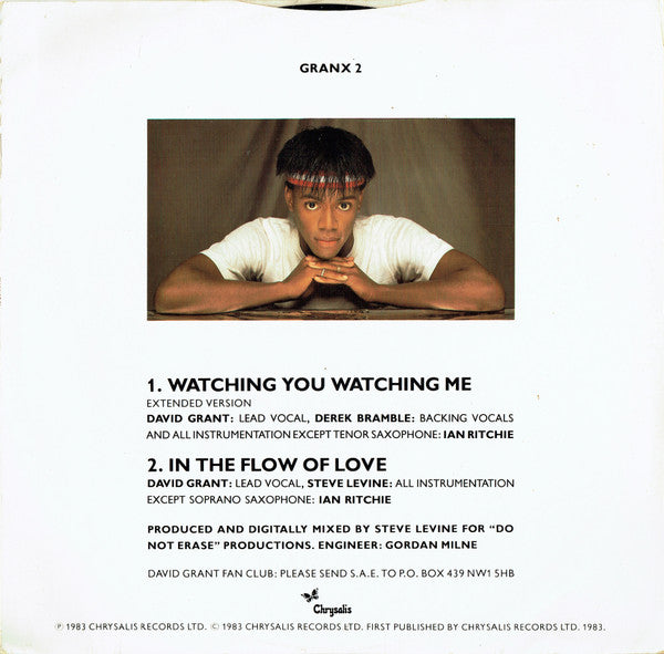 David Grant : Watching You Watching Me (Extended Version) (12", Single)