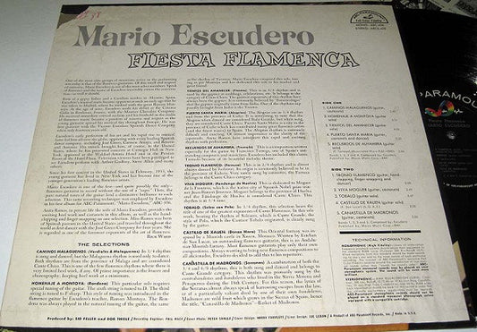 Mario Escudero - Fiesta Flamenca vinyl record, LP (Mint (M)) | Lulo Records