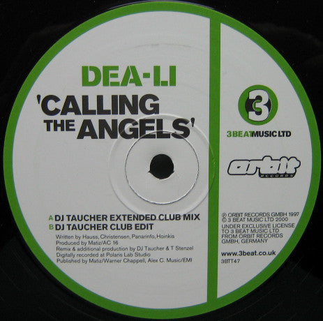 Dea-Li : Calling The Angels (The DJ Taucher Remixes) (12")