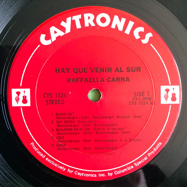 Raffaella* : Hay Que Venir Al Sur (LP, Album)