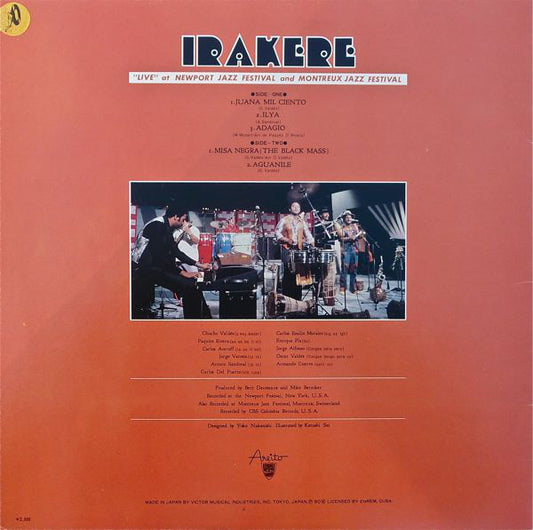 Irakere : "Live" At Newport Jazz Festival And Montreux Jazz Festival (LP, Album)