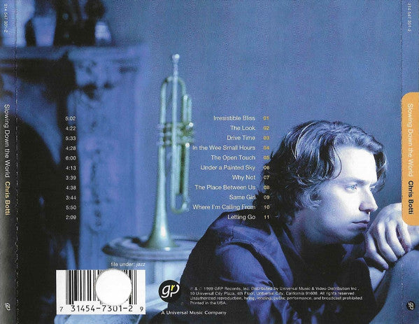 Chris Botti : Slowing Down The World (CD, Album)