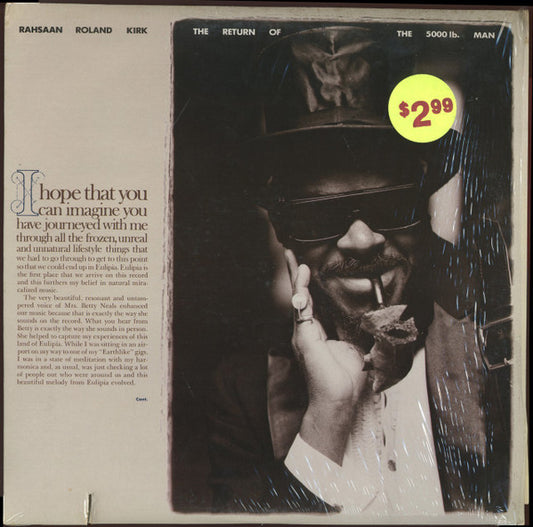 Rahsaan Roland Kirk* : The Return Of The 5000 Lb. Man (LP, Album)
