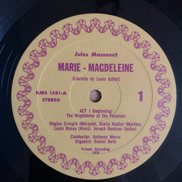 Jules Massenet : Marie - Magdeleine (Box, Album + 2xLP, Unofficial)