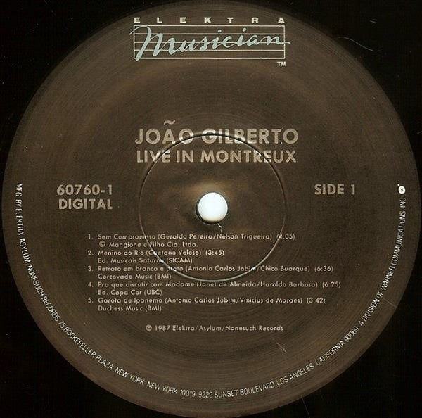LP☆Joao Gilberto/live in montreux jazz Buy João Gilberto : Live In Montreux (LP, Album) Online for a