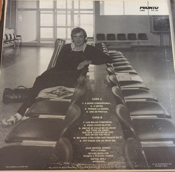 Joan Manuel Serrat : En Tránsito (LP, Album)