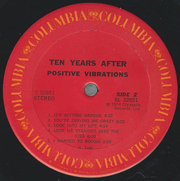Ten Years After : Positive Vibrations (LP, Album)