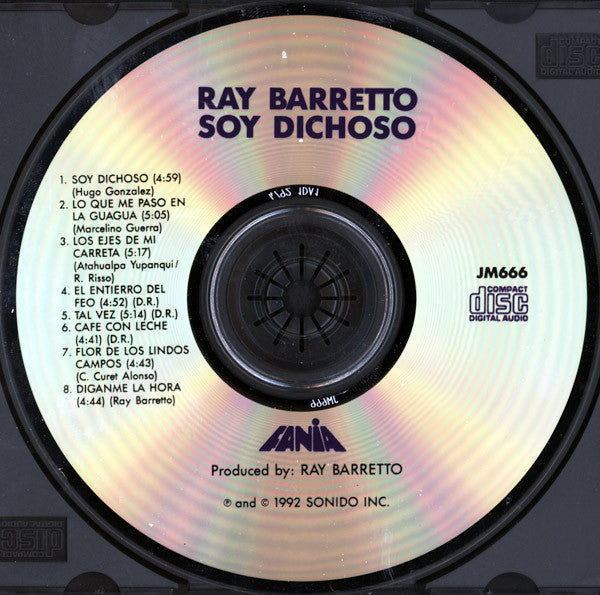 Ray Barretto : Soy Dichoso (CD, Album)