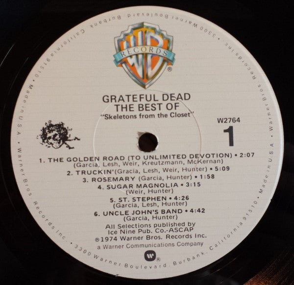 The Grateful Dead : The Best Of The Grateful Dead: Skeletons From The Closet (LP, Comp, RE, Win)