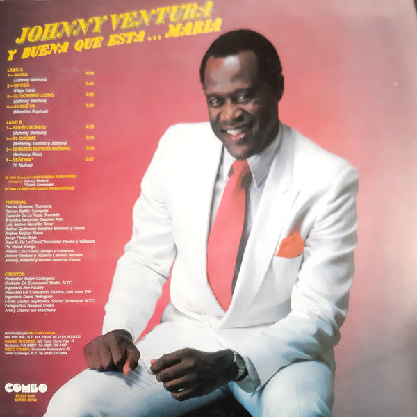 Johnny Ventura : Y Buena Que Esta ... Maria (LP, Album)