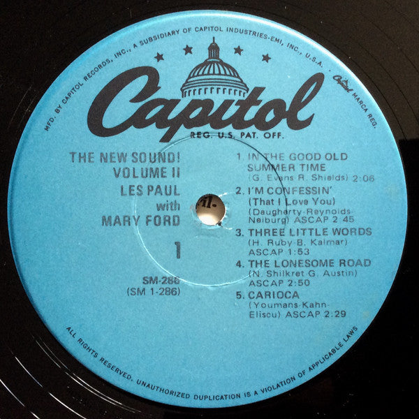 Les Paul & Mary Ford : Les Paul's New Sound With Mary Ford, Vol. 2 (LP, Mono, RE, Abr)