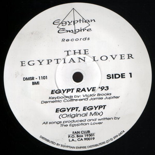 Egyptian Lover : Egypt Rave ‘93 (12", EP)