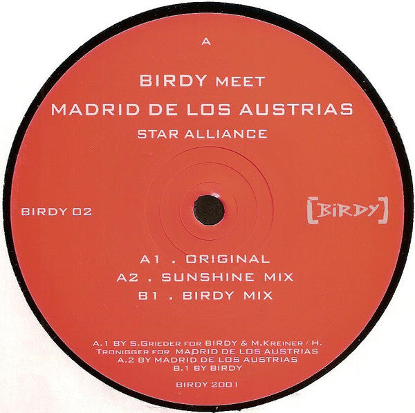 Birdy Meet Madrid De Los Austrias : Star Alliance (12")