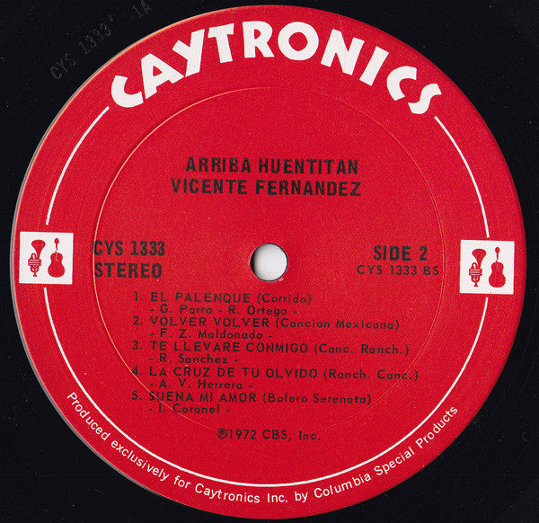 Vicente Fernàndez* : ¡Arriba Huentitàn! (LP, Album)
