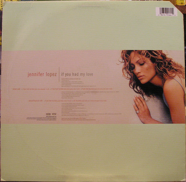 Jennifer Lopez : If You Had My Love (12", Single, MP)