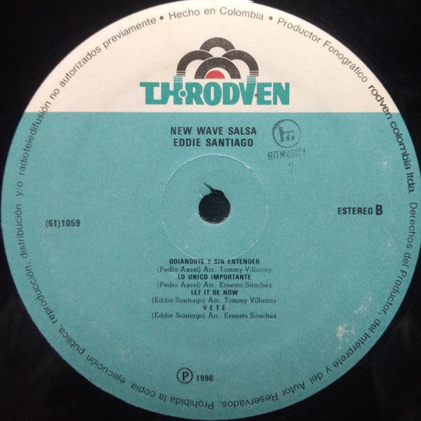 Eddie Santiago : New Wave Salsa (LP, Album)