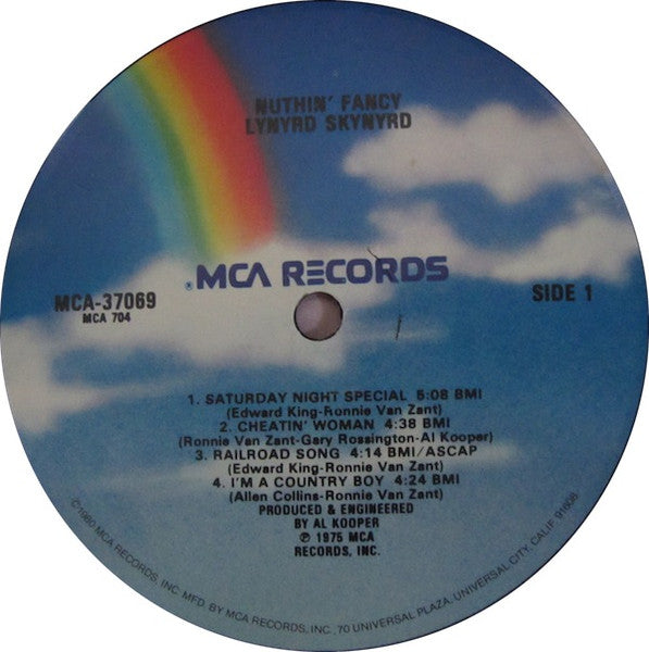 Lynyrd Skynyrd : Nuthin' Fancy (LP, Album, RE)