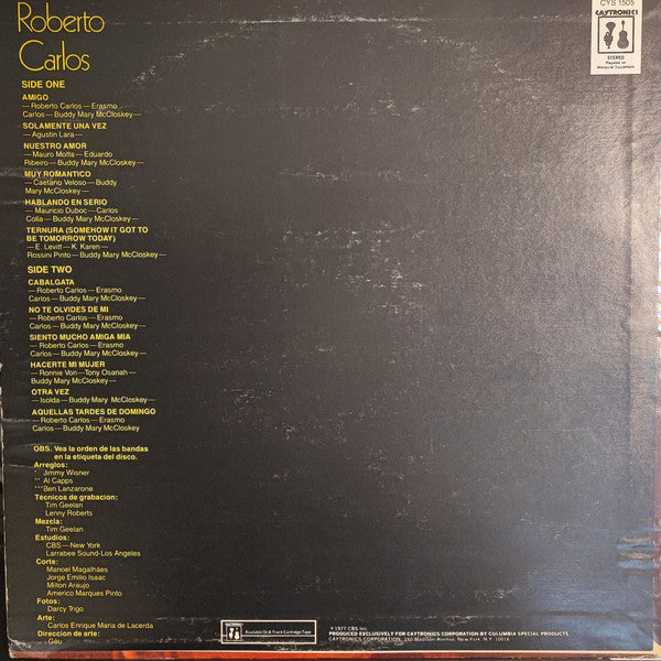 Roberto Carlos : Roberto Carlos (En Castellano) (LP, Album)
