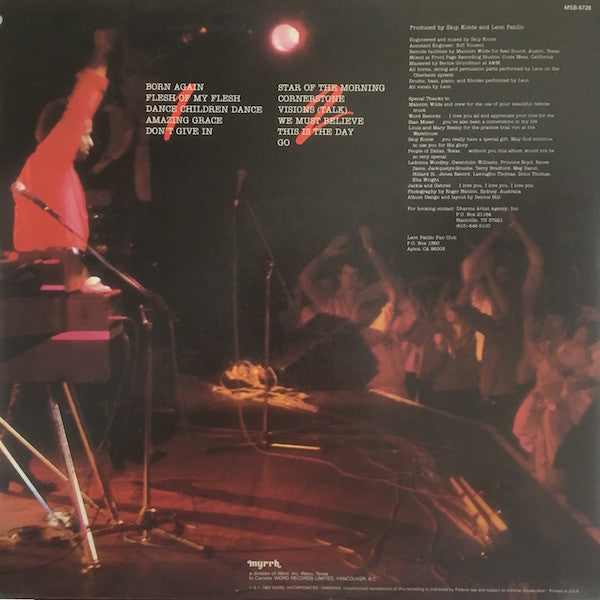 Leon Patillo : Live Experience (LP, Album)