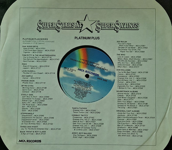 Lynyrd Skynyrd : (Pronounced 'Lĕh-'nérd 'Skin-'nérd) (LP, Album, RE)