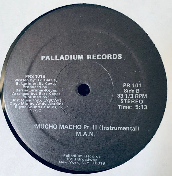M.A.N. (2) : Mucho Macho (12", Single)