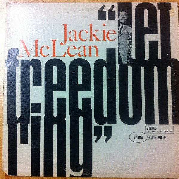 Jackie McLean : Let Freedom Ring (LP, Album, RP)