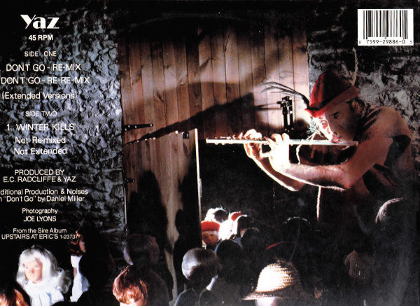 Yazoo : Don't Go - Re-Mixes (12", Single, P/Mixed, RP, Spe)