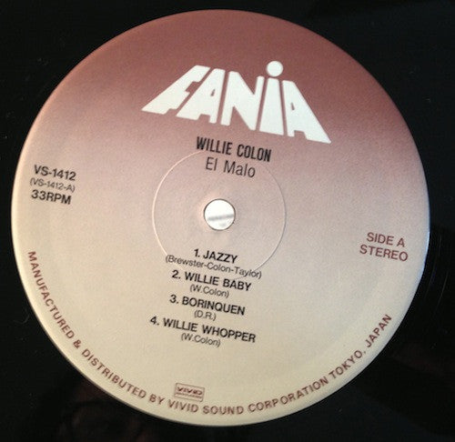 Buy Willie Colon* : El Malo (LP, Album, RE) Online for a great