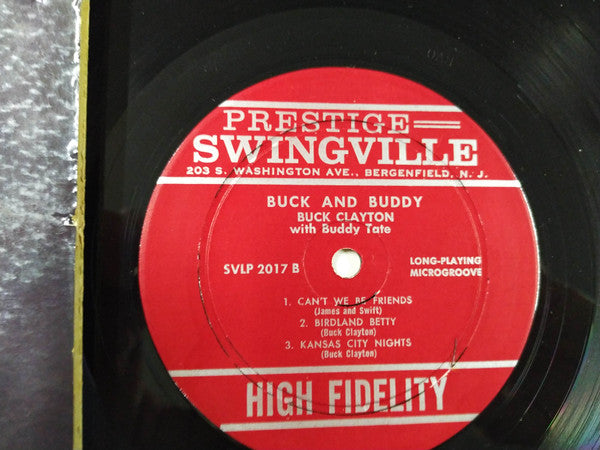 Buck Clayton & Buddy Tate : Buck & Buddy (LP, Album, Mono, Dee)