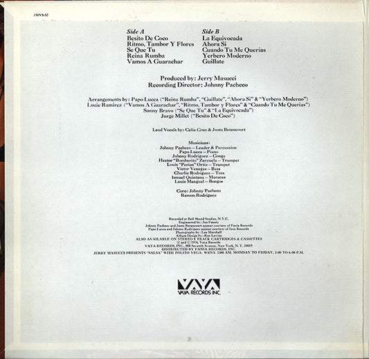 Celia*, Johnny*, Justo* & Papo* : Recordando El Ayer (LP, Album, Gat)