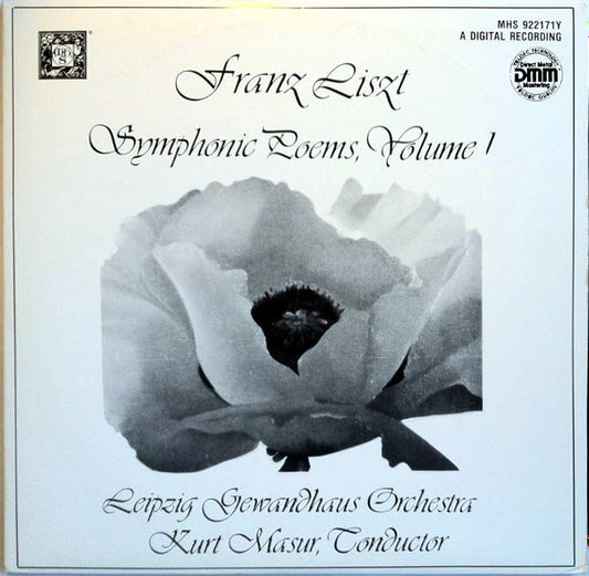 Franz Liszt /  Gewandhausorchester Leipzig, Kurt Masur : Symphonic Poems, Volume I (2xLP, Comp, RE, Gat)