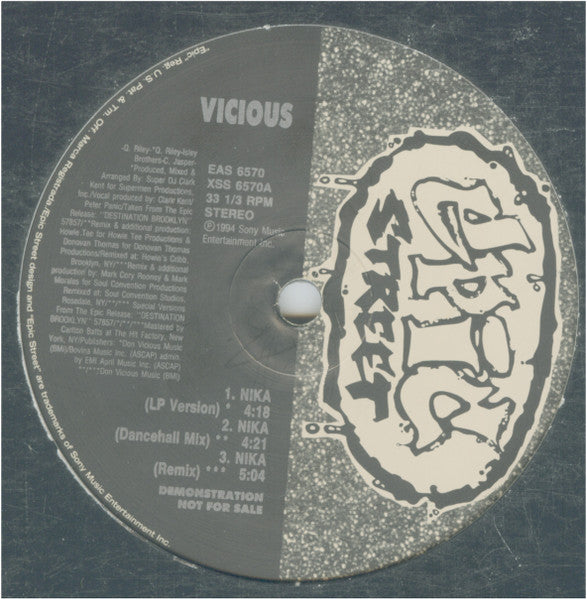 Lil' Vicious : Nika (12", Promo)