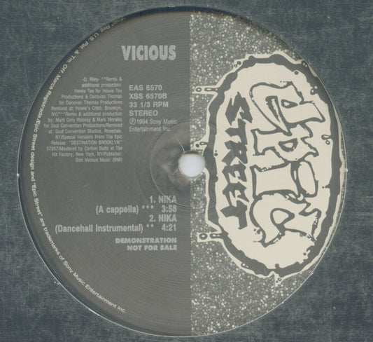 Lil' Vicious - Nika vinyl record, 12" (Very Good (VG)) | Lulo Records