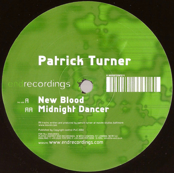 Patrick Turner : New Blood / Midnight Dancer (12")